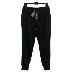 Galaxy Pull-On Jogger Pant, Women's Size L - Black